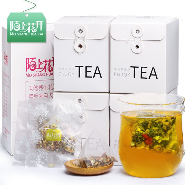 陌上花开荷叶茶